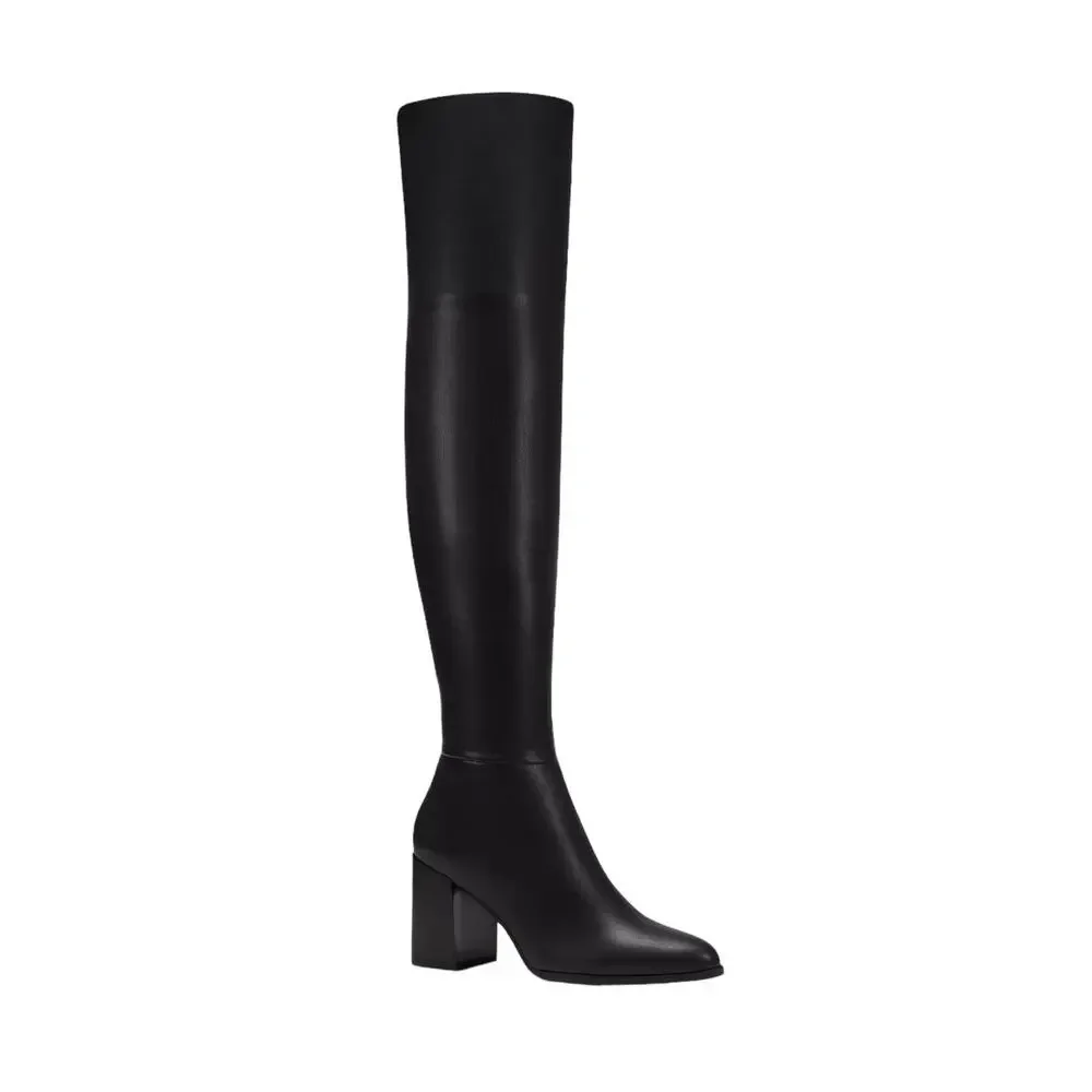 INC Women's Windee Over The Knee Boots Black Size 9 1/2